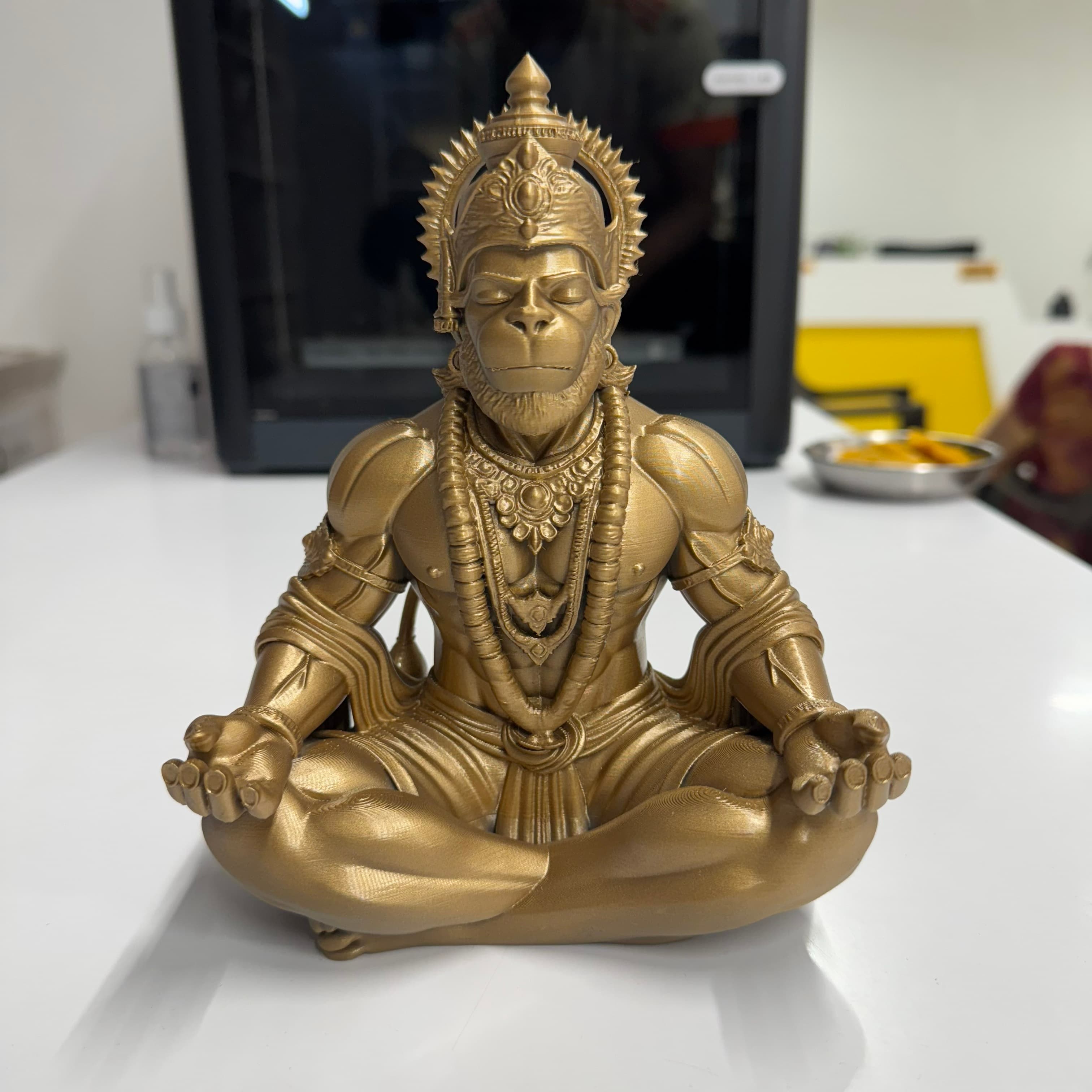 Golden Hanuman Statue